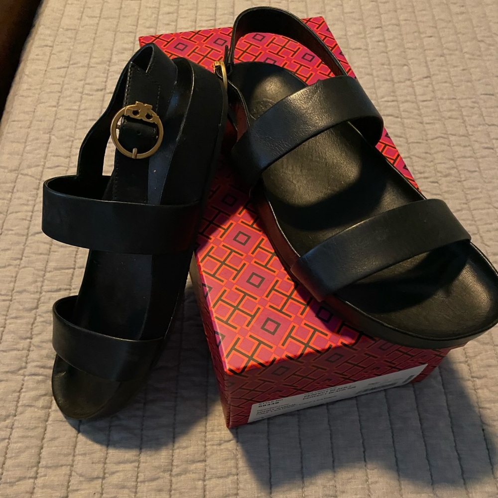 Tory Burch sport sandal in perfect black